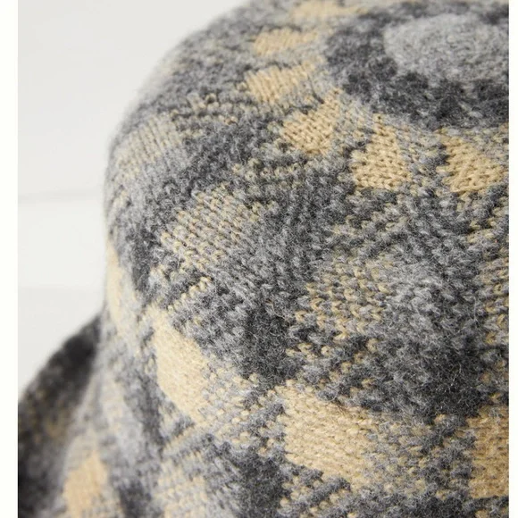 Anthropology Plaid Bucket Hat. NWOT & perfect condition. - Picture 4 of 9